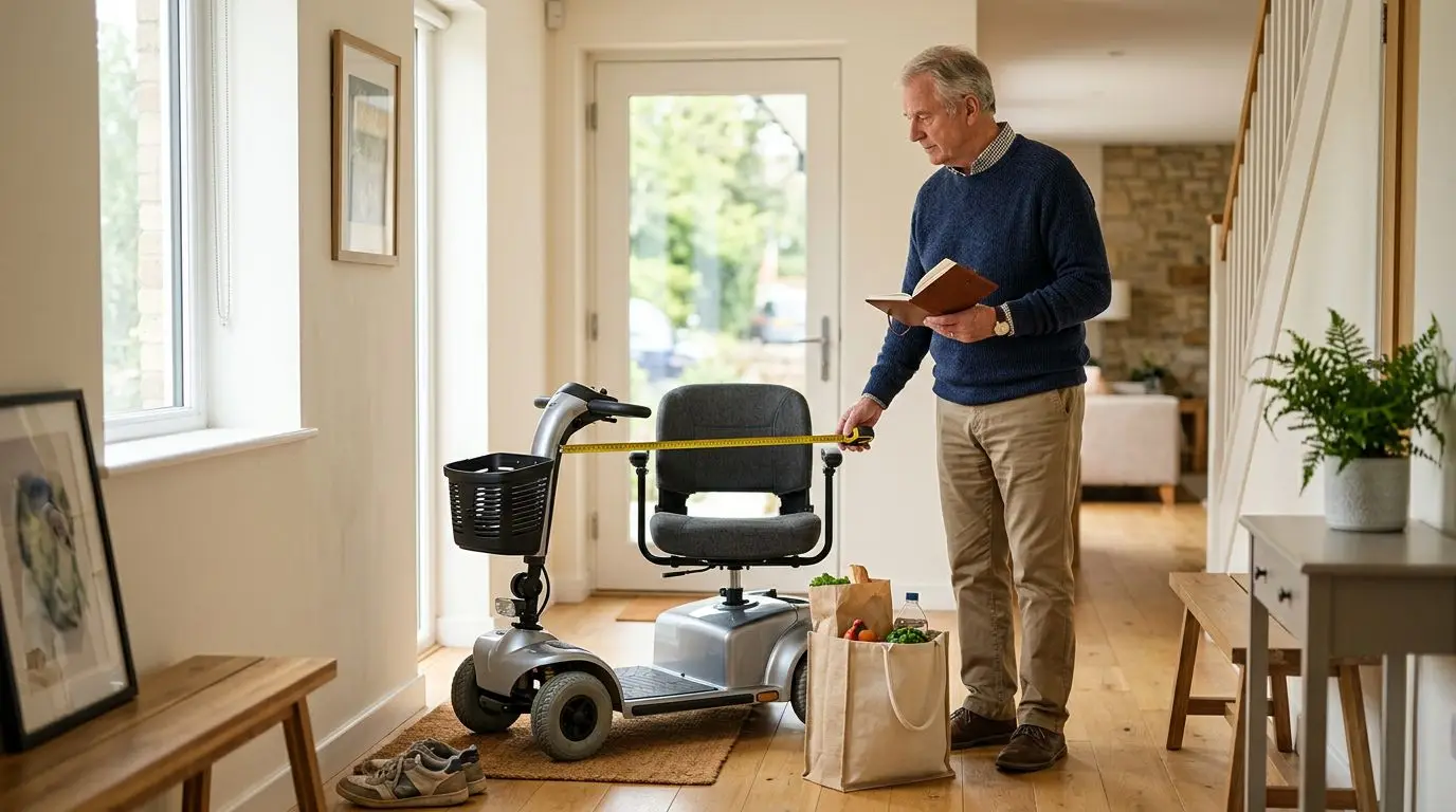 Older adult weighing whether a mobility scooter is worth the cost for daily independence